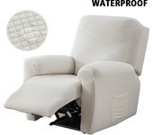 coolazy Funda de Sofá Reclinable Impermeable Sillón Jacquard Elástico Funda de Relax Funda de Silla Antideslizante