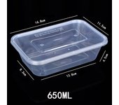 20pcs Transparent Fruit Carry Out Box Disposable Vegetable Fruit Salad Bento Boxes Kitchen Fridge Fresh-keeping Food Container