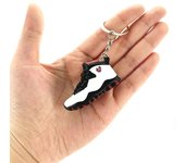 3D Mini 3D Sports Shoes Keychain Basketball Shoes Keychain Finger Skateboard Accessories Men's and Women's Trendy Pendant