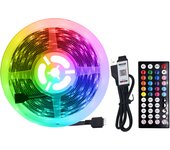 USB RGB LED Strip 5V 5050 30LEDs/M Bluetooth APP Voice Control RGB Lights Waterproof Flexible Diode Tape TV Background Lighting