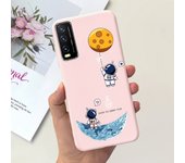 For Vivo Y20 V2029 Case Cute Astronaut Cartoon Soft Cover For Vivo Y20i Y20S Y20A Y20G Y11S Y12S VivoY20 Y 20i Shockproof Bumper