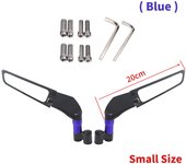 Rearview Mirror SXR125 For Aprilia Max 250 300 125 SR GT 200 SR APR300 Wind Wing Swivel Side Mirrors Retroviseur Espelhos Moto