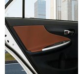 For Toyota Corolla 2007 2008 2009 2010 2011 2012 2013 4pcs Microfiber Leather Door Handle Panel Cover Protective Cover Trim - Interior Door Panels & Parts