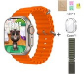 2025 New HK9 Ultra 2 MAX Smartwatch Bluetooth Call Heart Rate Detection Sports Mode Flashlight 1GB Memory AMOLED Compatible with Android IOS Smartwatch