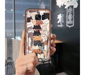 Full wrap Anti-knock Phone Case For Samsung Galaxy S7 Edge/G9350 Card bag Waterproof Soft case Cute Durable protective
