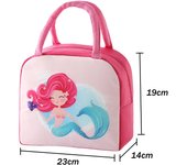 Portable Bag Thermal Insulated Lunch Box Tote Cooler Handbag Bento Pouch Dinner Container Food Storage Bags for kids women