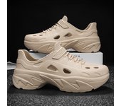 2025 Baotou hole zapatos hombres conducen con suelas suaves y pisan mierda, sandalias traceway usan zapatos de playa de coco transpirables de verano