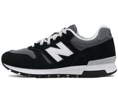 Leten Authentic  NB 565 Black / Gray Men Women Sneakers Work shoes