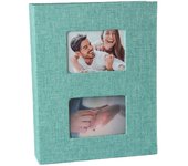 200Pcs Linen Cover Photo Album Interleaf Type 6-inch Picture Albums Book Gift Photo Storage Large Scrapbook Album