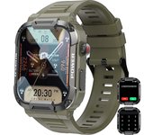 Reloj inteligente para hombre de estilo militar para Android e IOS, reloj deportivo resistente al agua para hombres con llamada