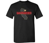 Field Map Men's Apparel T-Shirt for Football Fans