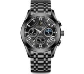 Reloj de cuarzo con calendario luminoso impermeable para hombre de marca suiza