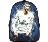 Mbappe Mochilas Infantiles Football Superstar Mochila Adolescentes Mochila Escolar Niño Niña Camping Senderismo Bolsa Con Bolsillos Laterales Y Hebilla De Ajuste