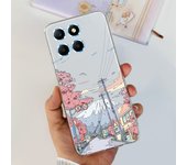 For Honor X6S Case Leopard Print TPU Soft Silicon Protective Back Cover for HonorX6s X 6s X6s Phone Cases Bumper Clear Capa