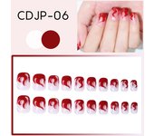 24/100pcs Detachable Long Coffin False Nails European Rainbow Ballerina Full Nail Art Tips Colorful Beauty Artificial Fake Nails