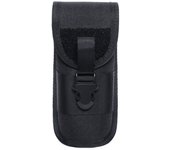 Glasses Pouch Portable Sunglasses Case Goggle Storage Protection Bag Nylon Waterproof Flashlight Pouch,Black
