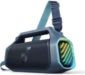 Boom 2 Plus Altavoz Bluetooth Potente, 140 W con 2+2 Canales Estéreo, BassUp 2.0, Carga Rápida de 30 W, 20 h de Autonomía, IPX7, Flotante, Luces RGB, USB-C, EQ Personalizado, Bluetooth 5.3