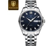 Hombre reloj de negocios nuevo doble calendario reloj de cuarzo