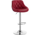 Taburete de Bar con Respaldo Terciopelo Taburetes Alto Cocina Regulable en Altura Taburete Giratorio Sillas Bar Taburete de Escritorio Gris Oscuro BH219dgr-1