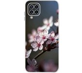 For Samsung Galaxy M32 Case Cover Soft Silicone TPU Back Cover For Samsung M32 M 32 SM-M325F Flower Clear Funda Phone Case