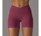 Women High Waist Workout Fitness Yoga Shorts Gym Push Up Yoga Leggings Scrunch Butt Seamless Sports Shorts