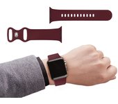 Silicone Bracelet Band Apple 7 6 5 4 3 SE 42MM 38MM 44MM 40MM Sport Strap for iWatch 41/45MM Smart Watch correa