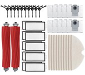 For Roborock Q8 Max/Q8 Max+ Robot Vacuum Cleaner Main Side Brush HEPA Filter Mop Cloths Rag Dust Bag Accessories Spare
