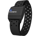 Pulsómetros Banda Frecuencia Cardiaca Brazo Bluetooth Ant+, Impermeable IP67 para Wahoo,