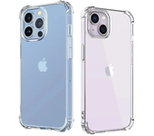 Funda transparente de lujo a prueba de golpes para iPhone 15, 14, 13, 12, 11 Pro Max, funda para teléfono en iPhone 13, 12, 14, 15 Plus, funda trasera transparente