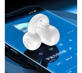 Mini Ear-Clip Wireless Headset HIFI Bass Music Earring Bluetooth Earphone Single Sport Headphone With Mic Touch Business Earbud