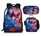 Stranger Things 4 Stranger Things 4 Student School Bag Children's Backpack Satchel Bag Pencil Case