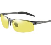 Gafas que cambian de color Gafas de sol polarizadas de aluminio y magnesio deportivas, gafas de ciclismo gafas de sol