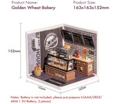 Robotime Rolife Super Creat Plastic Buliding Blocks DIY Miniature House Kit Kids and Adult 3D Puzzle Multi-scene for Fun