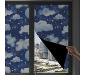 Thickened Blackout Glass Sticker Anti Light Leakage Full Blackout Light Blocking Film UV Protection Sunshade Film Apartment