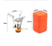 Mini camping foldable gas burner, ultra light small stove, picnic, kitchen, hiking, survival kitchen utensils