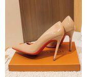 Zapatos de Fiesta Elegantes para Mujer 2025 Punta Roja de Verano con Suela de Cava