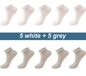 10pairs/lot men's bamboo fiber socks short casual breatheable anti-bacterial man ankle socks new black busines high quality