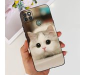 For Motorola Moto G9 Power Case Moto G9 Play Silicone Soft Cover Fashion Flower Painted Matte Case For MotoG9 Power TPU Fundas