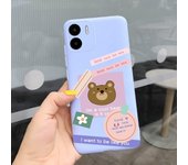 For Xiaomi Redmi A1+ Case Lovely Bear Candy Color Soft Silicone Phone Case Capas On Xiaomi Redmi A1 Plus RedmiA1 Coque Fundas