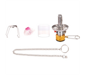 Mini Gas Lamp Outdoor Camping Lantern Tent Lamp Flashlight Hanging Mini Camping Portable Glass Lamp Camping Equipment