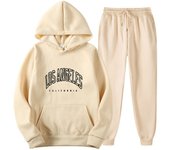 2-Piece Set for Men and Women, Hoodie, Tracksuit and Joggers, Crew Neck Sweatpants