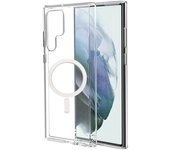 For Magsafe Magnetic Wireless Charging Phone Case For Samsung Galaxy S23 S22 Ultra Plus Shockproof Transparent Cover Accessories