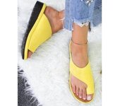 Leopard Slide Sandal Plus Size Flip-flops Slipper Shoes PU Travel Beachwear women