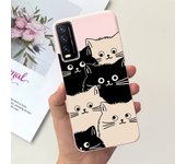 For Vivo Y20 V2029 Case Cute Astronaut Cartoon Soft Cover For Vivo Y20i Y20S Y20A Y20G Y11S Y12S VivoY20 Y 20i Shockproof Bumper