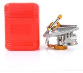 Camping Gas Stove, 3500W Portable Backpacking Stove with Piezo Ignition, Portable Burner, Camping Stove Adapter and Carrying Cas