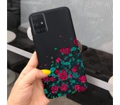 For Samsung Galaxy A51 Case Colorful Flower Painted Silicone Shockproof Cover For Samsung A51 4G 5G SM-A515F A 51 GalaxyA51 Case