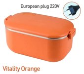 Electric Heating Lunch Stainless Steel No Water Injection Heated Bento Box Food Warmer Storage Container Student Office Car