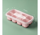 with Lid Ice-making Mold Quality Eight Grids Silicone Ice Mold Food Grade Ice-making Box Kitchen
