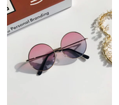 Children's sunglasses metal frame round sunglasses  simple anti ultraviolet tide children's glasses