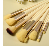 Set De 13 Pinceles De Maquillaje Para Mujer Pincel Para Sombra Base Rubor Pincel De Mano Suave Herramientas De Belleza Con Bolsa